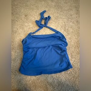SHEIN Blue Halter Top